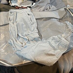 American Eagle cargo joggers